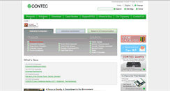 Desktop Screenshot of contec-usa.com